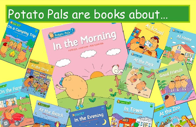 Potato Pals là bộ sách thú vị với chủ đề đa dạng cho bé