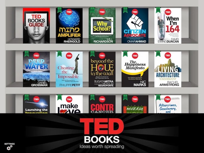 TED Books - kho sách truyền cảm hứng bằng tiếng Anh trên điện thoại