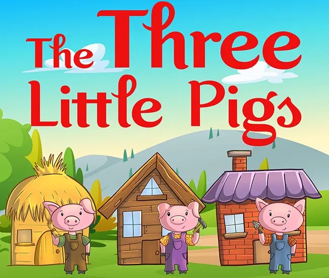 Thông qua The Three Little Pigs bé hiểu được thành công đến từ sự kiên trì và ham học hỏi 