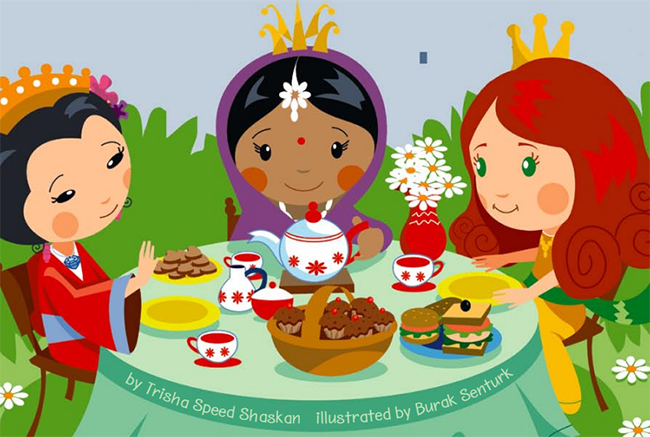 The Three Princesses với chủ đề đồ ăn khá phù hợp với các bé gái