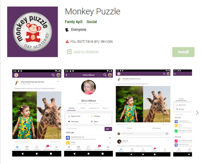 App làm bài tập tiếng Anh Monkey Puzzle
