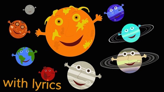 Bài hát nổi tiếng về chủ đề hành tinh - Solar System Song