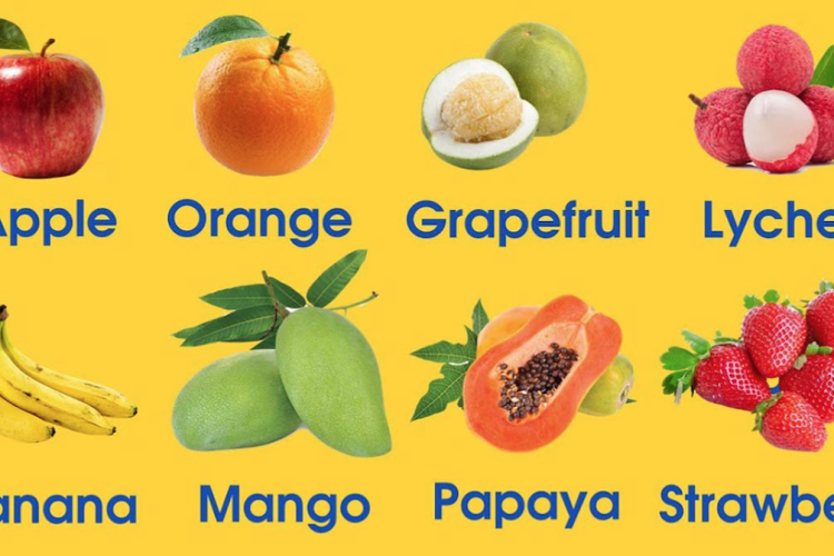 Học cách phát âm các loại trái cây bằng tiếng Anh cực chuẩn