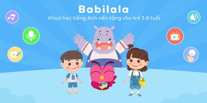 Babilala là ứng dụng học tiếng Anh online cho bé 8 tuổi được đánh giá cao