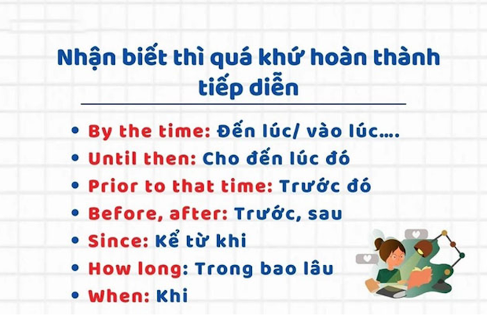 Dấu hiệu nhận biết thì