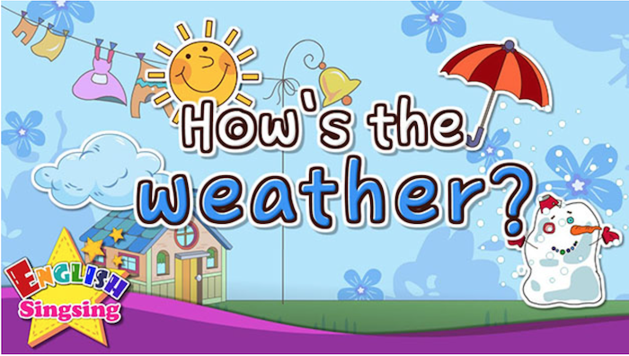 Một số bài hát tiếng Anh về chủ đề thời tiết sẽ giúp bé ghi nhớ từ vựng tốt hơn