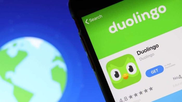 Duolingo là một ứng dụng giao tiếp tiếng Anh quen thuộc với các bé