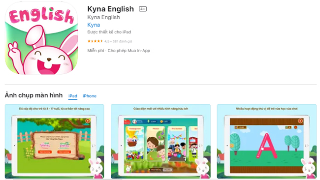 Kyna English có hệ thống bài tập luyện phát âm giúp trẻ nắm được cách phát âm chuẩn