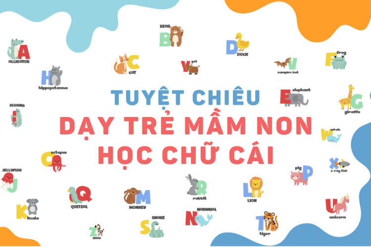 4 tuyệt chiêu đơn giản giúp ba mẹ dạy trẻ mầm non học chữ cái hiệu quả