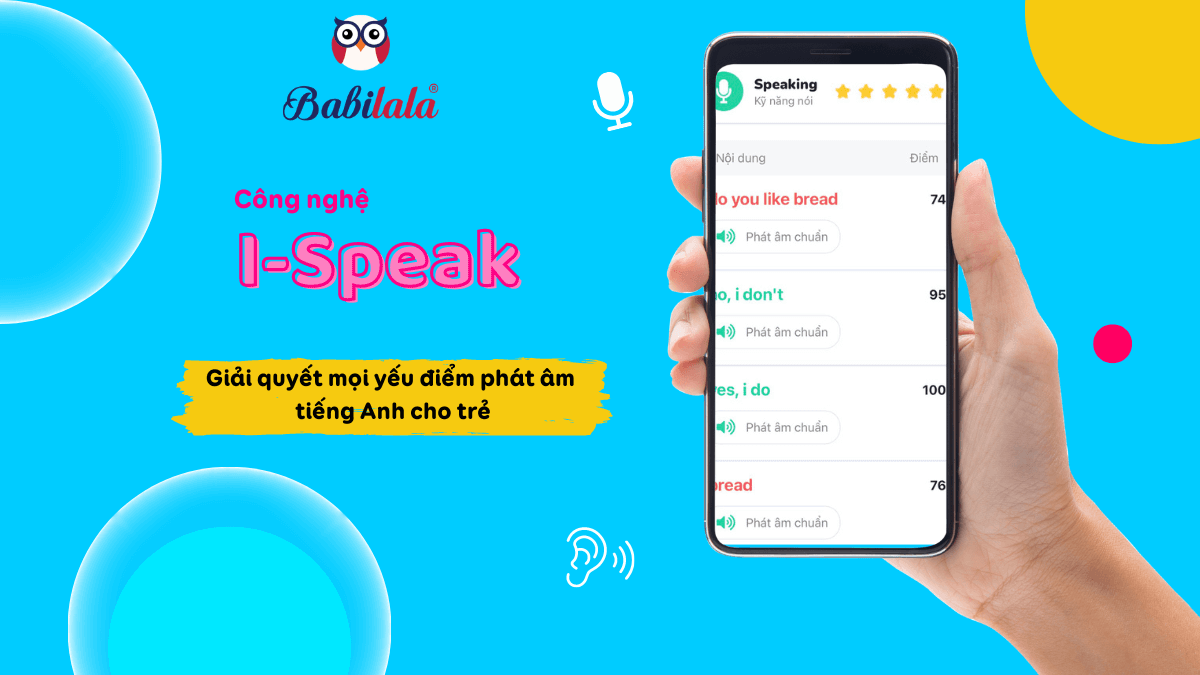 Công nghệ luyện nói độc quyền i-Speak