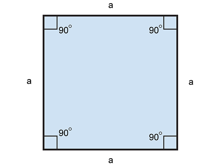 Khái niệm hình vuông tiếng Anh là gì