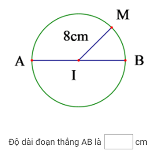 Bài toán tính độ dài đường kính hình tròn