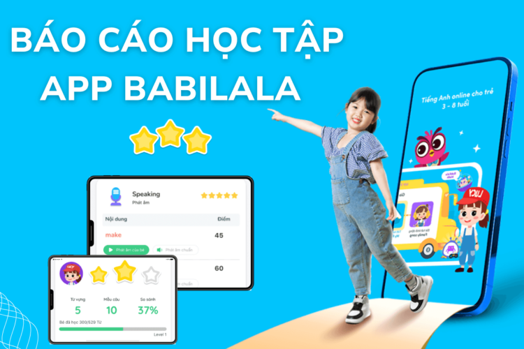1 phút cập nhật tình hình học của con với Báo cáo học tập Babilala