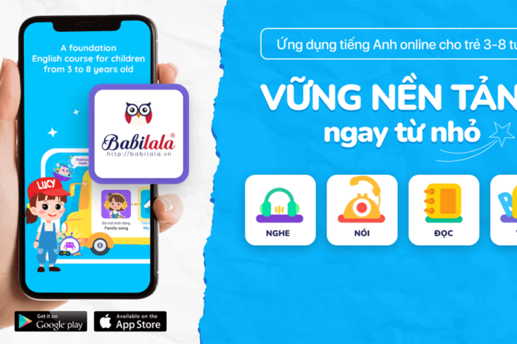 Babilala – Khóa tiếng Anh nền tảng chuẩn châu Âu cho trẻ 3 – 8 tuổi